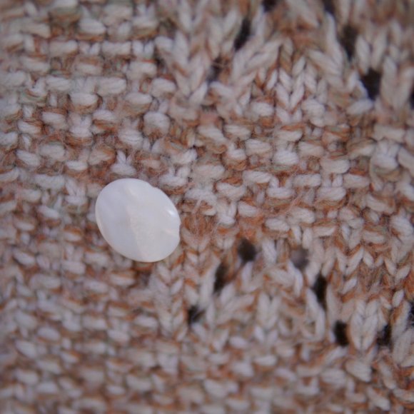 Vintage Handmade Knit Sweater/Coat - Picture 4 of 5